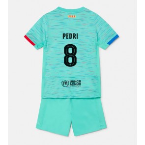 Barcelona Pedri Gonzalez #8 Rezervni Dres za Dječji 2023-24 Kratak Rukavima (+ kratke hlače)